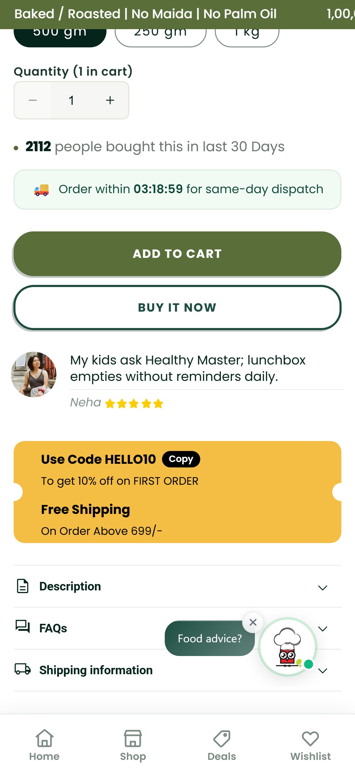 Healthy Master — Mobile