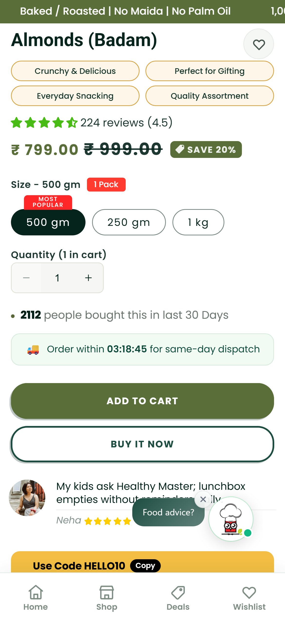 Healthy Master — Mobile
